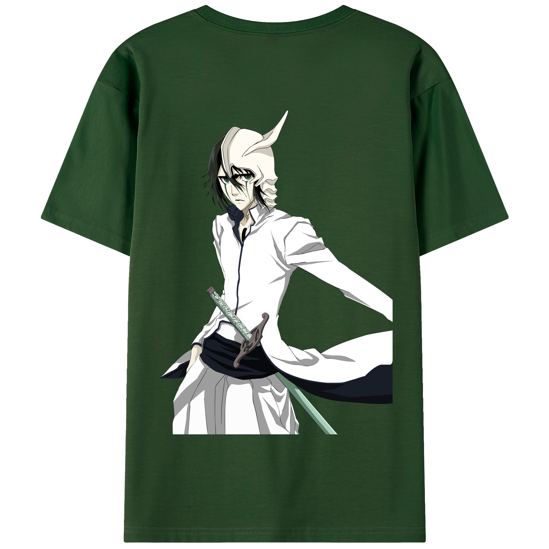 （画像用） ブリーチ ウルキオラ·シファー BLEACH Ulquiorra cifer 綿100％半袖Tシャツ（背面プリント）